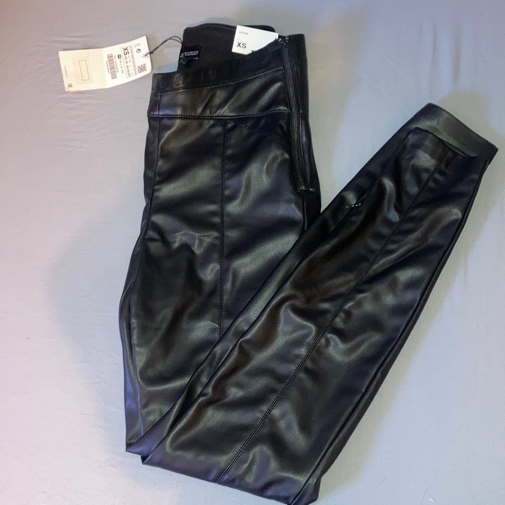 High Waist Faux Leather Zara Leggings